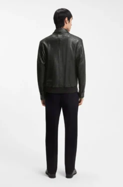 Year of the Horse Leather jacket with lasered artwork